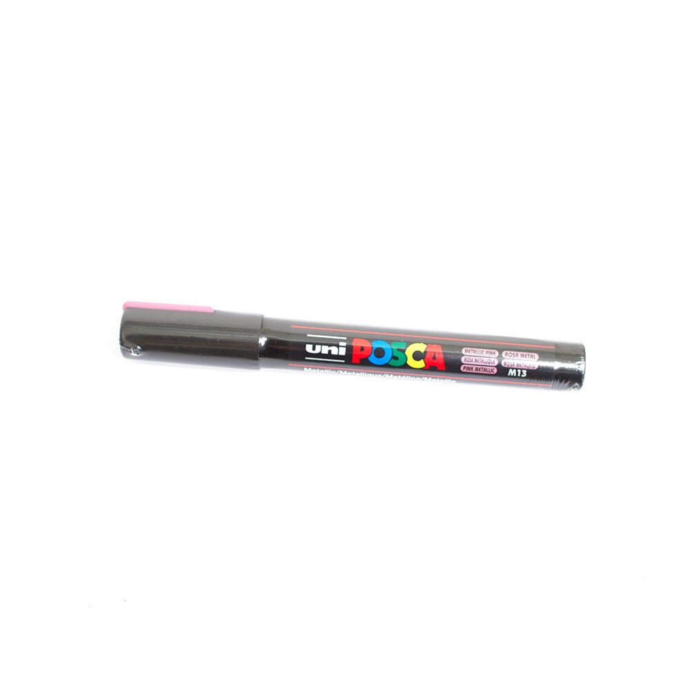 Uni Posca, Paint Marker, Art & School, 5M, 48472, Metallic Pink